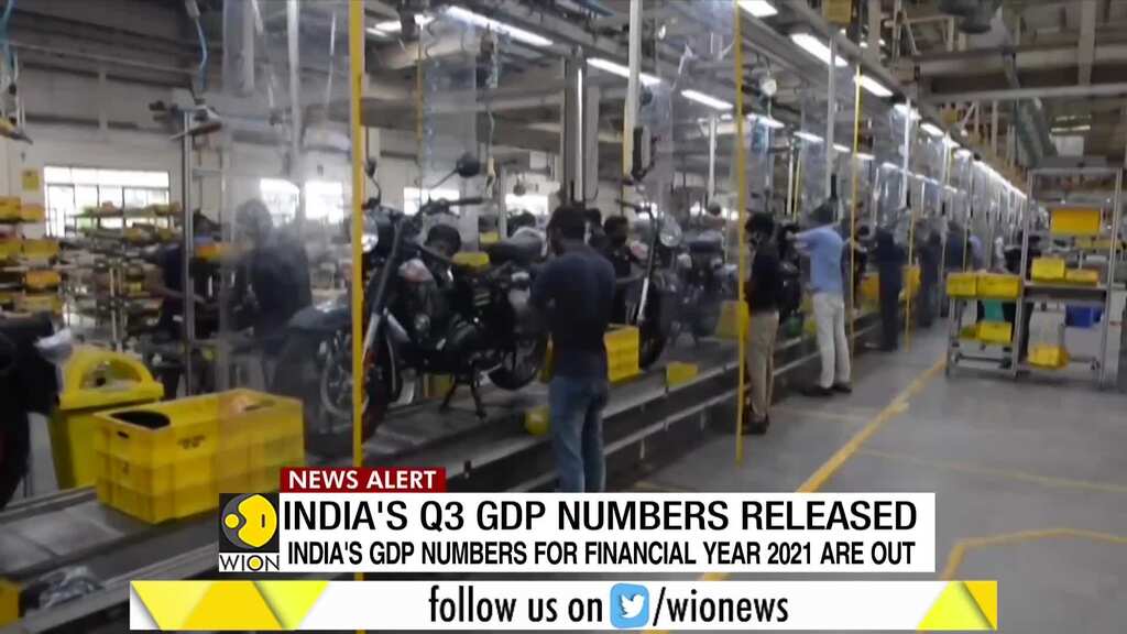 News Alert: India's GDP number for financial year 2021 year out