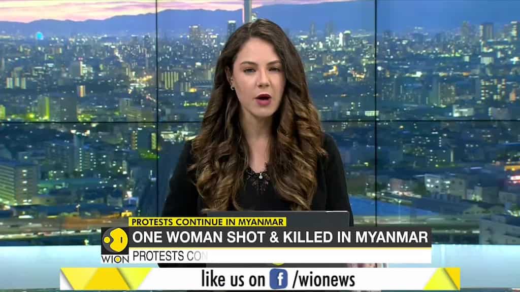 Protesters and police face off in Myanmar's Dawei city