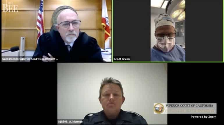 Doctor performs surgery while appearing in court trial on Zoom for traffic violation Doctor performs surgery while appearing in court trial on Zoom for traffic violation