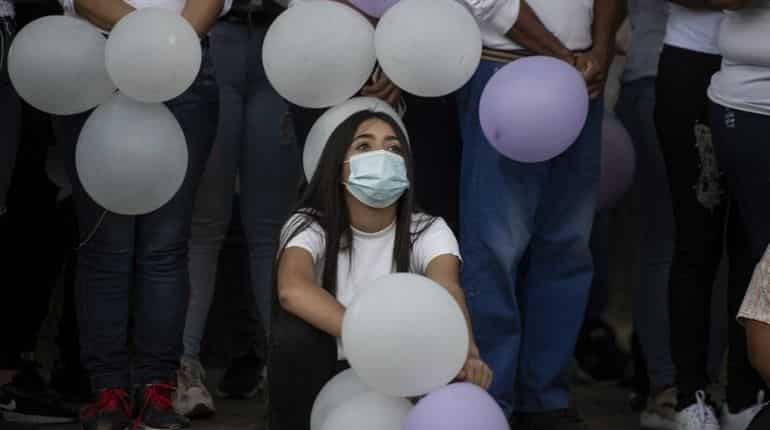 White and purple