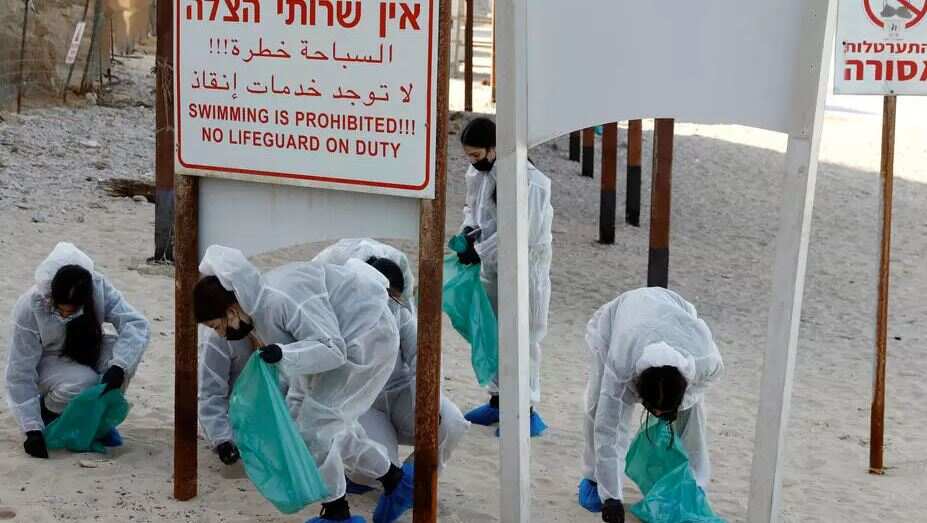 Israel clears Greek tanker of suspicion over Mediterranean oil spill Israel clears Greek tanker of suspicion over Mediterranean oil spill
