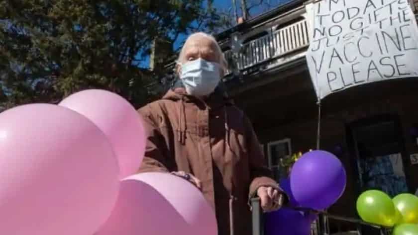 Canadian woman wants COVID-19 vaccine for her mother's 94th birthday