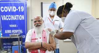 'Take the vaccine': PM Modi takes first dose of coronavirus vaccine at AIIMS, Delhi