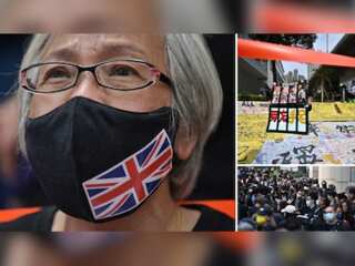 'For democracy': Hong Kong comes out in support of detained democracy activists