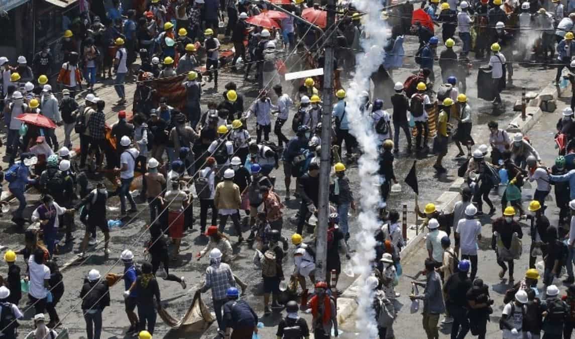 Tearing into protests