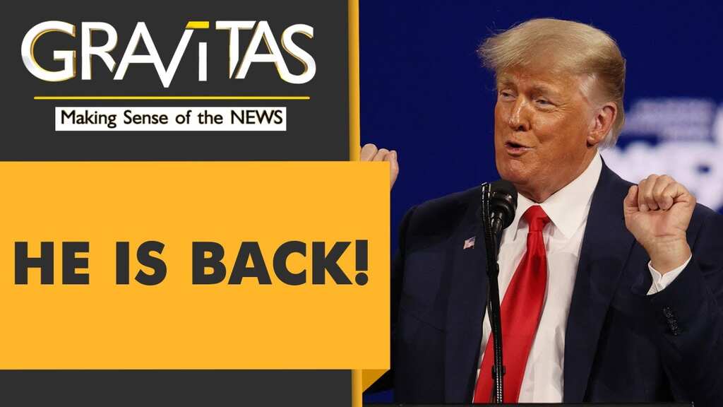 Gravitas: Donald Trump's 'grand' political return