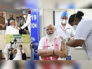 Leading the way: Politicians, Sportsperson and movie stars get vaccinated in India