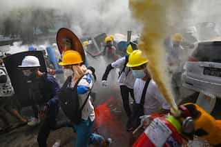 Myanmar security forces open fire at protesters; at least 6 killed