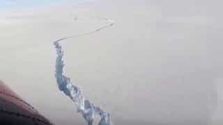 Iceberg about size of Greater London breaks off in Antarctica