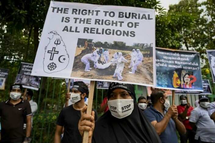 Sri Lanka's plan to bury Muslim Covid-19 victims on islet sparks outcry