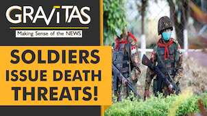 Gravitas: Myanmar soldiers threaten protesters