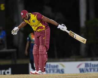 West Indies captain Kieron Pollard hits six sixes in T20 triumph against Sri Lanka
