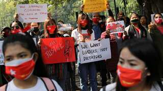 UN rights chief tells Myanmar military to 'stop murdering' protesters