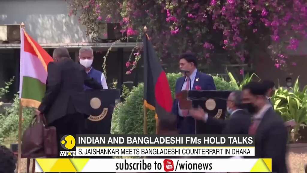 Jaishankar meets Bangladeshi counterpart in Dhaka
