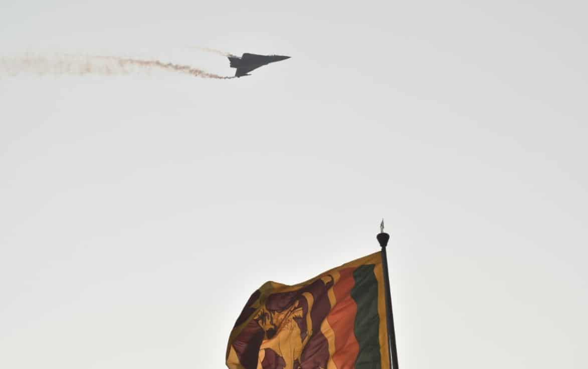 Air show at Galle Face, Colombo