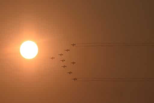 IAF touches in the Sun