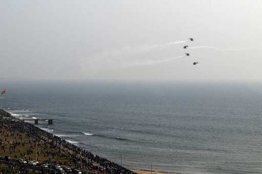 IAF performs along with Lanka Air Force