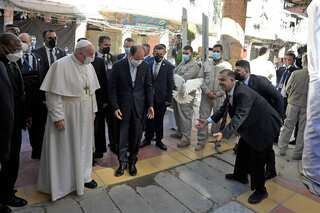Iranian media hails Pope-Sistani meeting as chance for peace