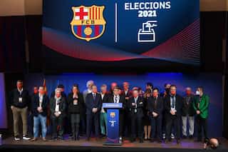 El Clasico - Back for more: Joan Laporta comes face to face with Real Madrid once again