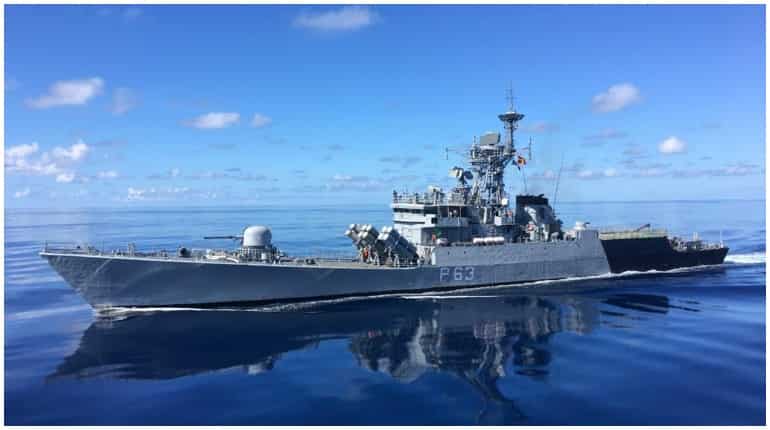 Indian Navy holds exercises in the Red Sea, not far from the Suez Canal