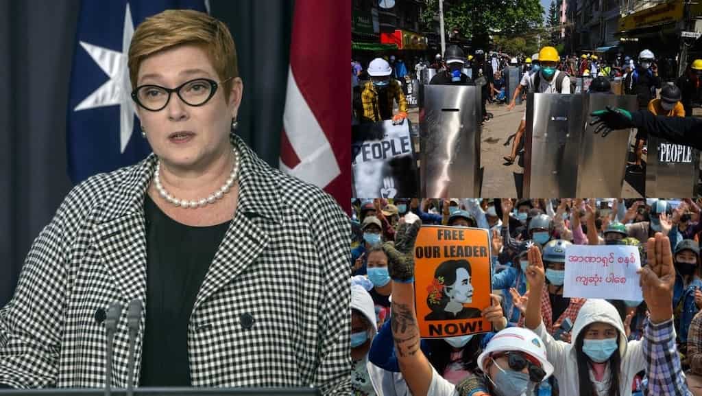 Australia suspends defence ties with Myanmar over military coup