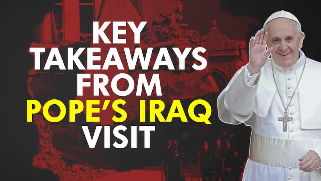 'Peace is more powerful than war': Pope Francis ends epic Iraq tour