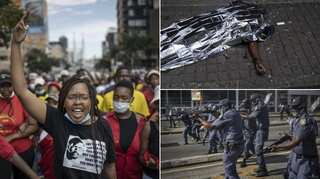 South Africa student protests spread with calls for national varsity shutdown