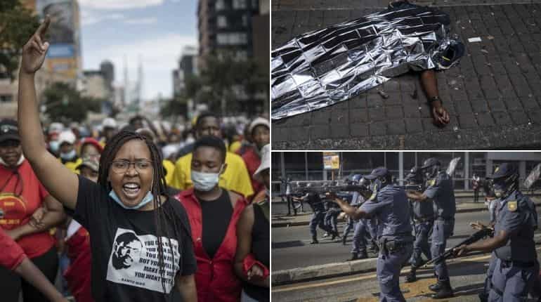 South Africa student protests spread with calls for national varsity shutdown