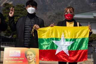 South Korea to suspend defence exchanges with Myanmar, reconsider aid