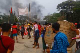 Myanmar declares martial law in Yangon townships amid protests