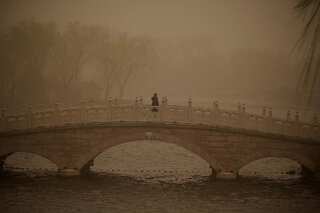 Chinese capital Beijing witnesses hazardous sandstorm for second time in 2 weeks