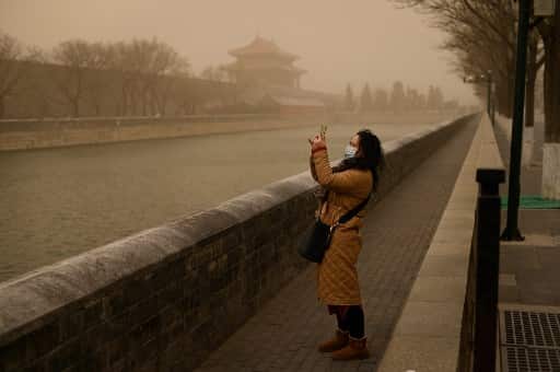 Beijing turns yellow