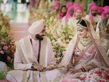 The wedding took place in Goa