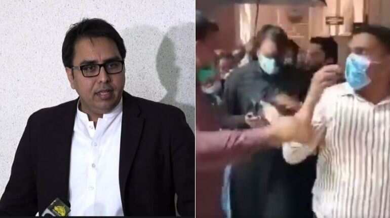 Watch: Protesters throw ink at Pakistan PM Imran Khan's special assistant outside Lahore court