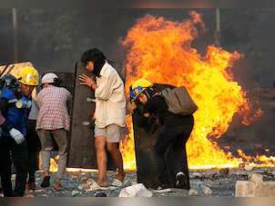Yangon residents flee amid martial law as food crisis looms in Myanmar