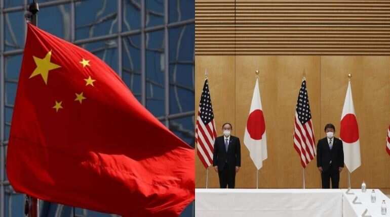 China lashes out at US, Japan, says both colluding 'to interfere in internal affairs' China lashes out at US, Japan, says both colluding 'to interfere in internal affairs'