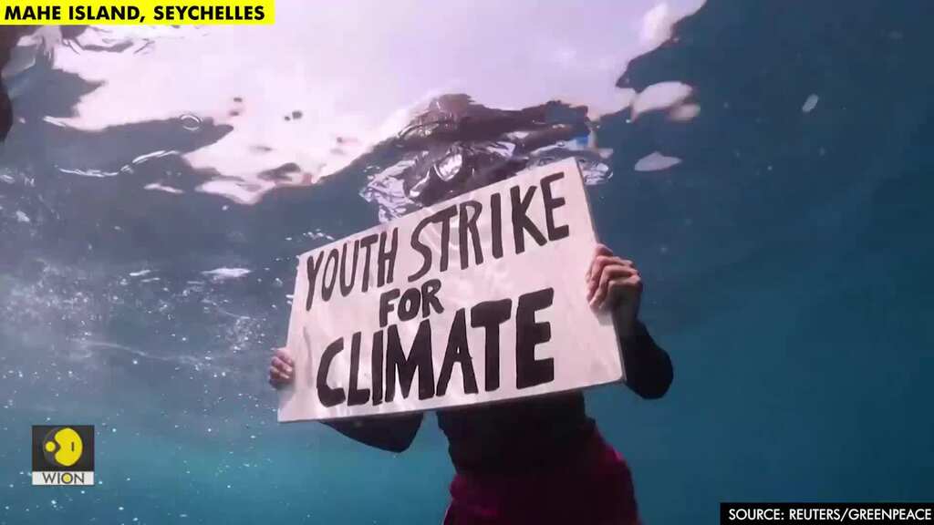 Ocean life is 'magical’, says young Mauritian activist in first underwater climate strike