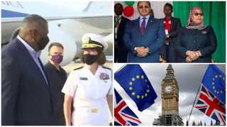 Top 10 world news: Lloyd Austin in India, Tanzania's first female president, and more