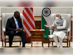 US Secretary of Defence Lloyd Austin arrives in India, meets PM Modi