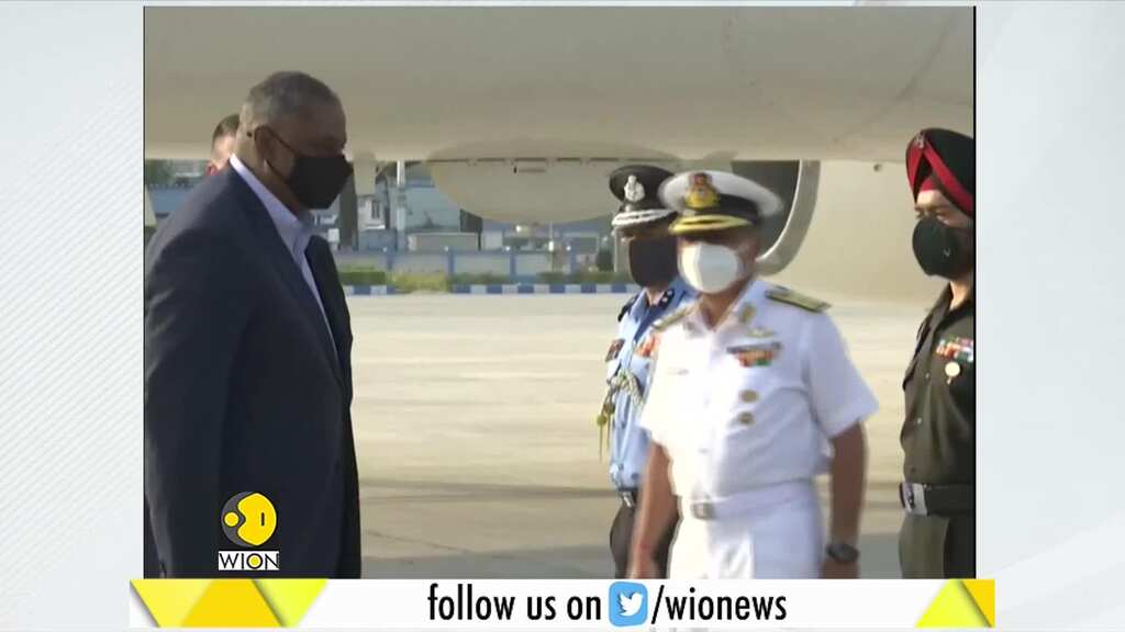 US Defence Secretary Lloyd Austin arrives in India on a 3-day visit