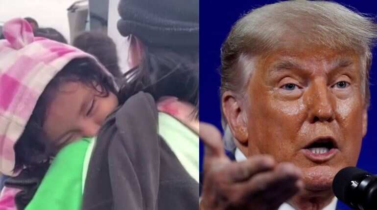 Trump lashes out at Biden administration over US migration crisis
