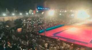 Watch: Several injured as audience gallery collapses at Junior National Kabaddi Championship