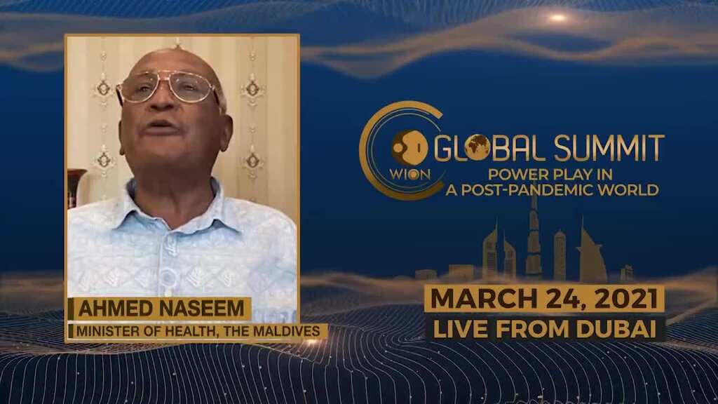 WION Global Summit speaker: Ahmed Naseem, Minister of Health, Maldives