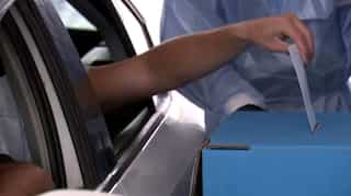 Israel opts for drive-thru voting for COVID positive people