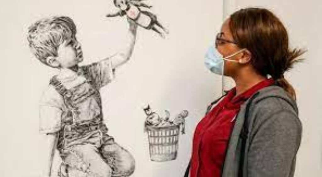 Banksy painting to raise millions for UK health service