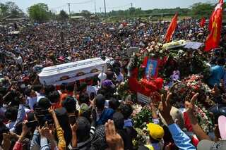 Myanmar's junta frees hundreds of prisoners; silent strike in Yangon