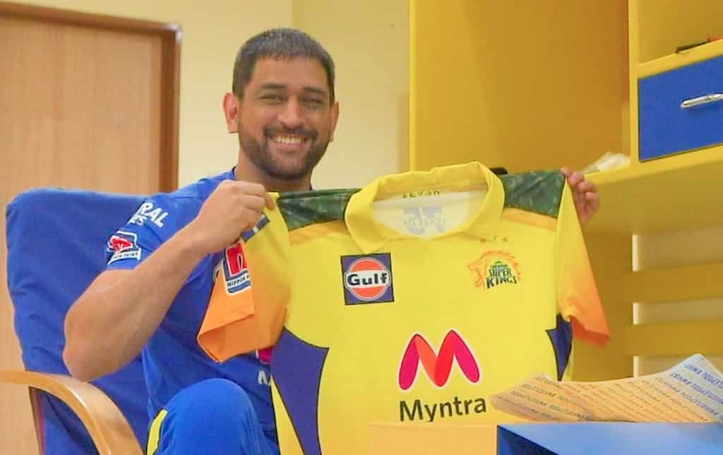CSK unveil new jersey for IPL 2021 with camouflage stripes as tribute to Indian armed forces