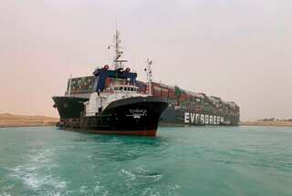 Cargo ship remains stuck in Suez Canal; wind conditions adding to the woes