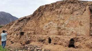 3,200-year-old temple mural of spider god in Peru identified