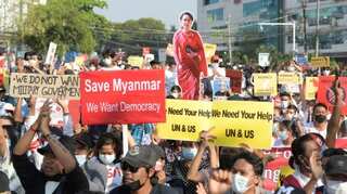 Myanmar's economy to shrink by 10% this year as protests swell: World Bank